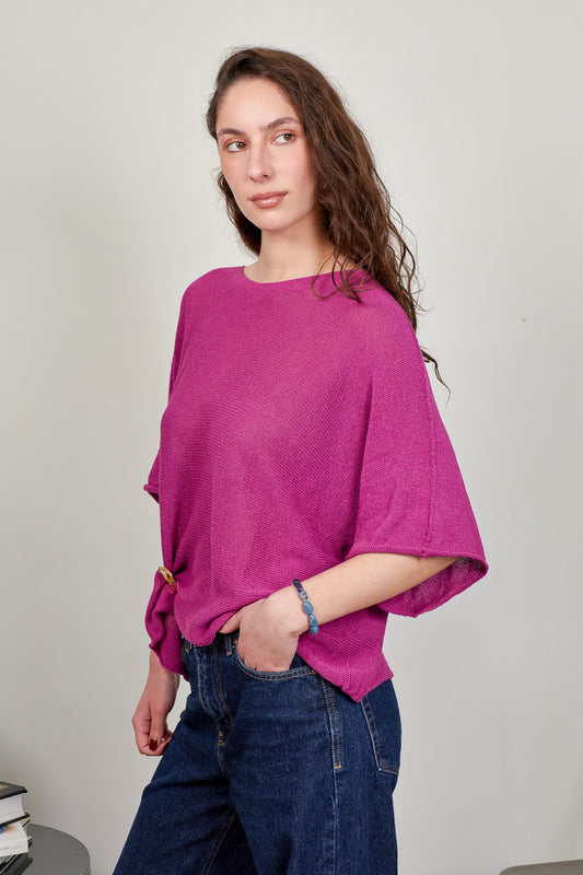 Top Algodón Ada Magenta
