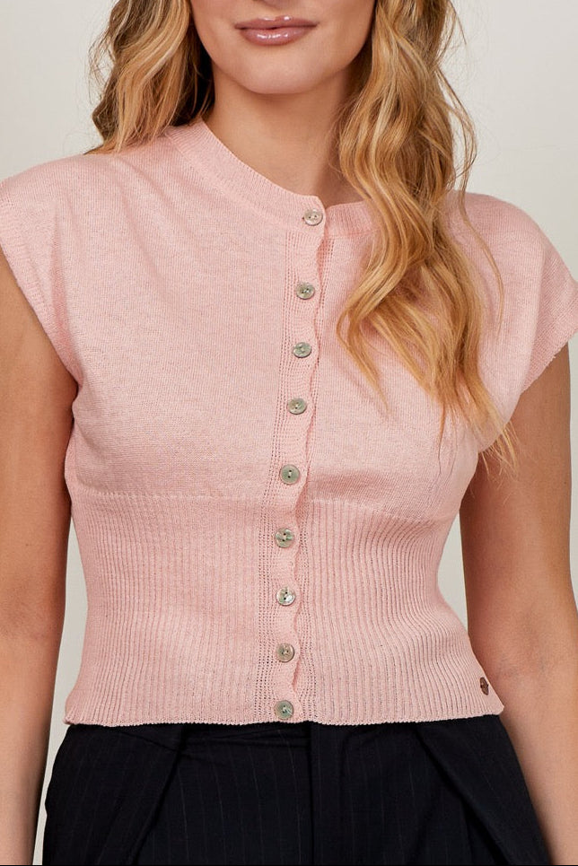 Top Algodón Noto Rosado