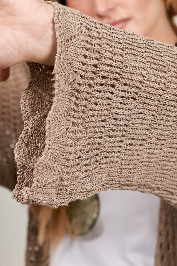 Chaleco 100% Algodón Vera Taupe